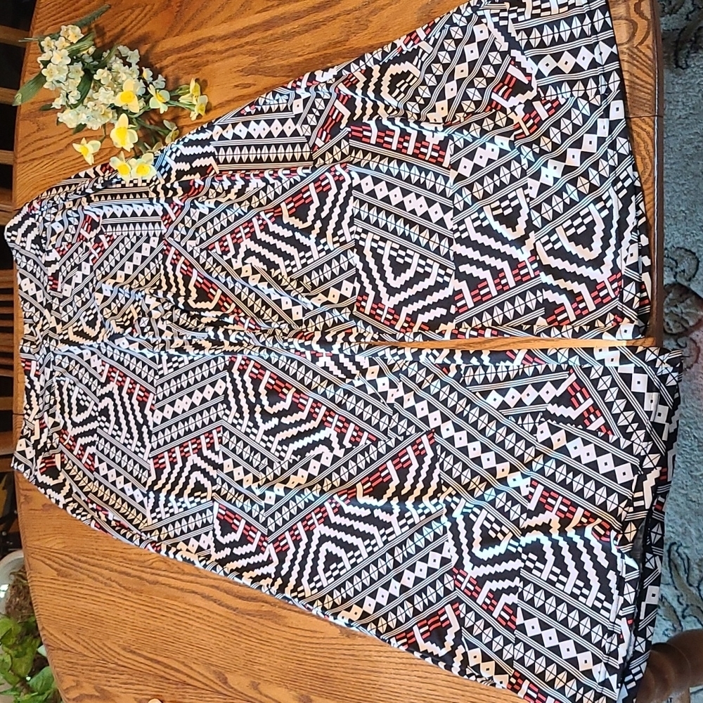 Kaktus Patterned Palazzo Pants - Picture 3 of 9